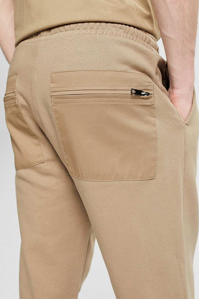 Relaxed fit tracksuit bottoms, PALE KHAKI, detail-asia image number 5