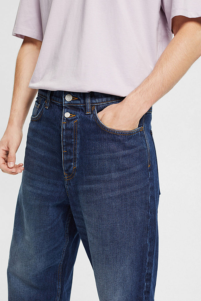 Loose fit jeans, BLUE DARK WASHED, detail-asia image number 4
