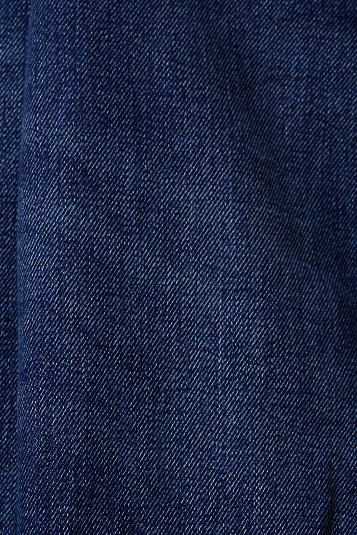 Loose fit denim shorts, BLUE DARK WASHED, detail-asia image number 6