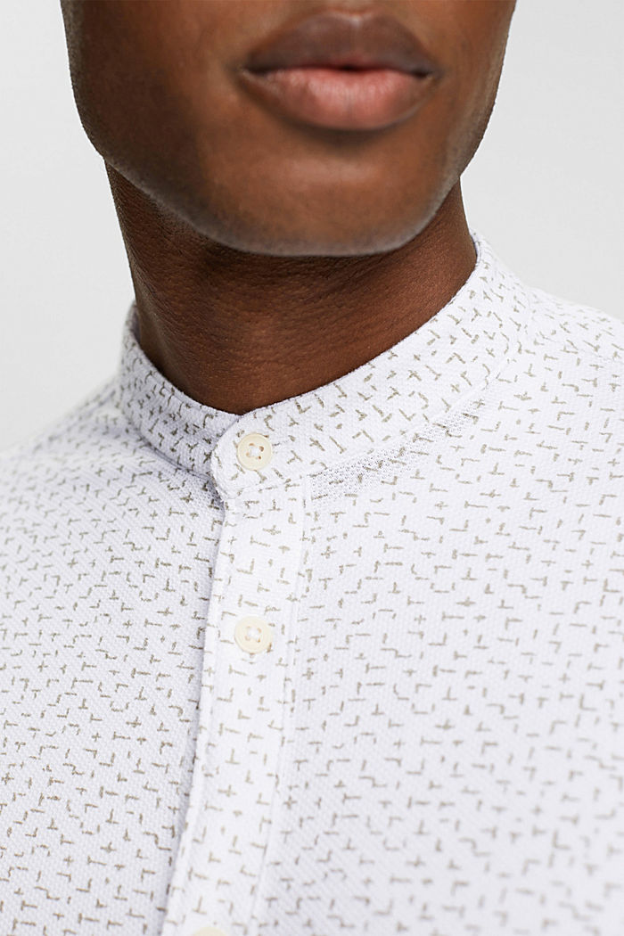 Patterned shirt, WHITE, detail-asia image number 2