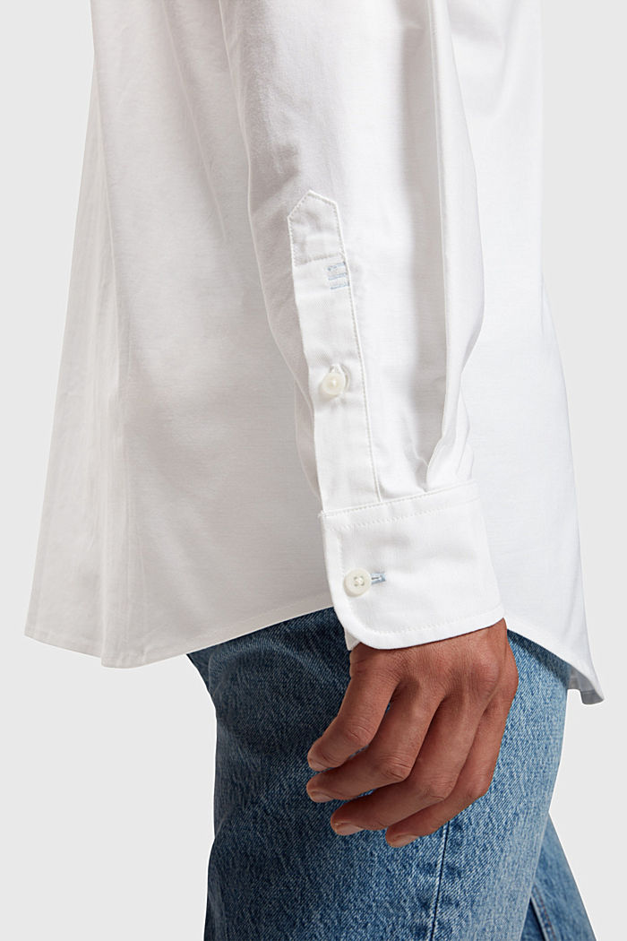 레귤러 핏 옥스포드 셔츠, WHITE, detail-asia image number 3