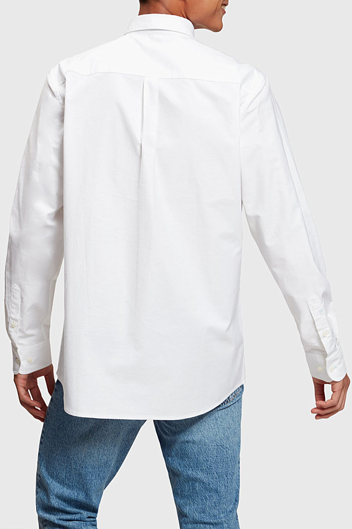 레귤러 핏 옥스포드 셔츠, WHITE, detail-asia image number 1