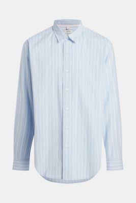 Relaxed fit striped poplin shirt, WHITE, detail-asia image number 5