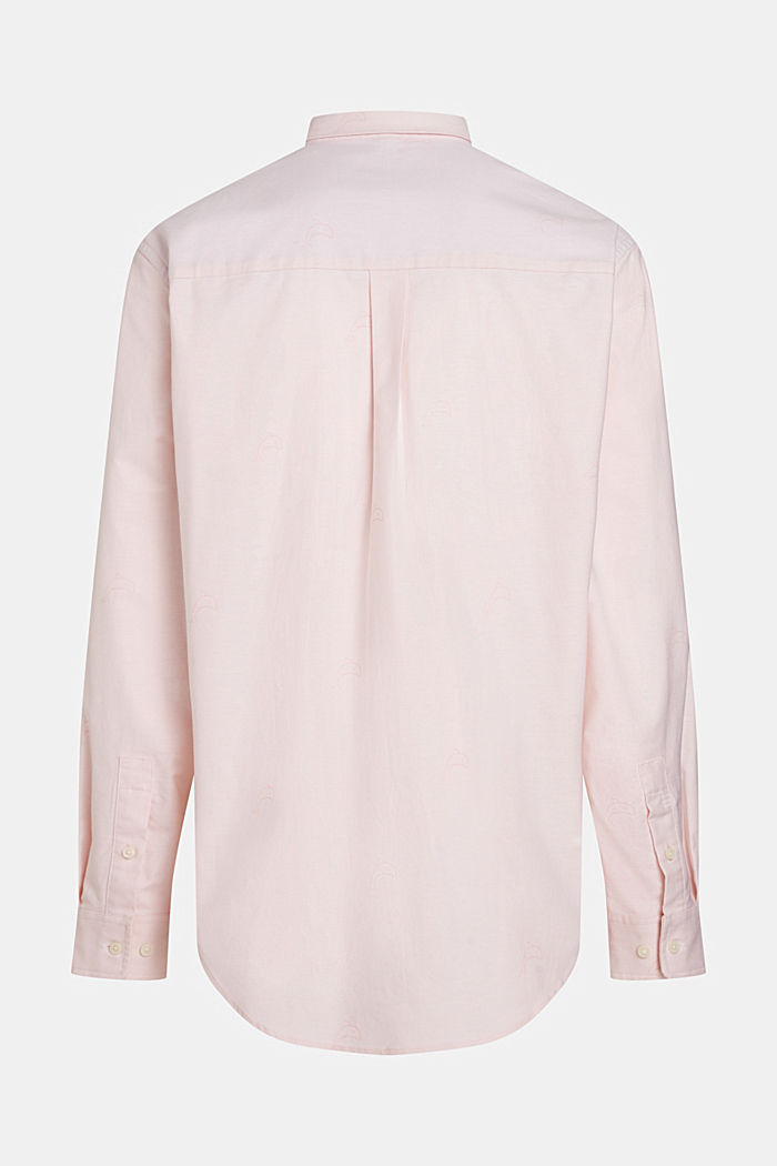 寬鬆版型印花牛津恤衫, 淺粉紅色, detail-asia image number 4