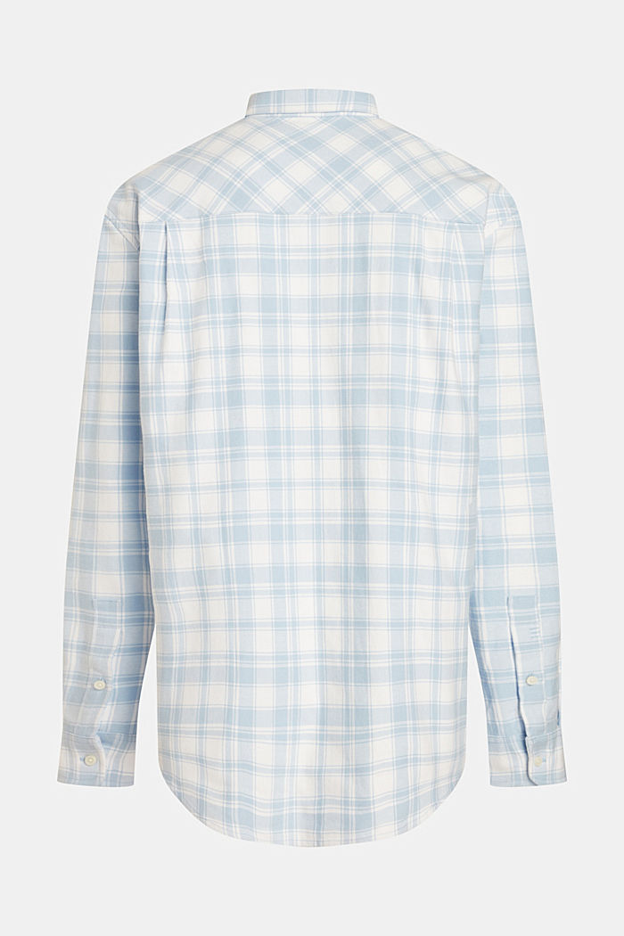 Plaid flannel shirt, LIGHT BLUE, detail-asia image number 4