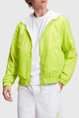 Reversible Neon Pop Layered Windbreaker, LIME YELLOW, detail-asia image number 1