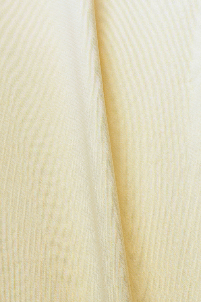 寬鬆剪裁衛衣連拉鏈口袋, 淺黃色, detail-asia image number 5