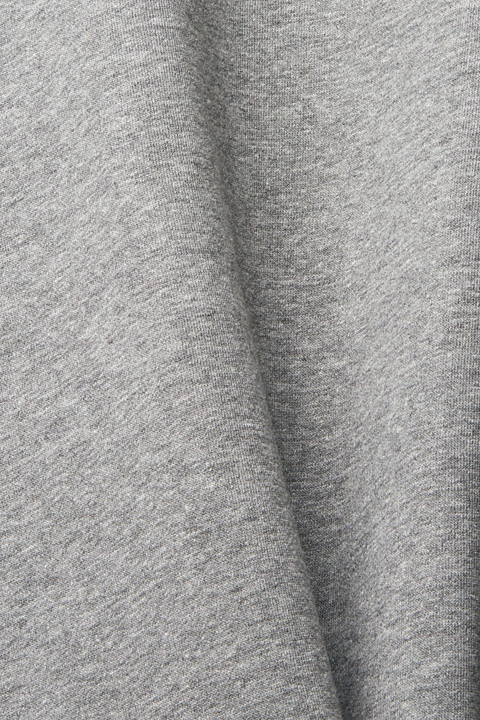 Sweatshirt with a colourful embroidered logo, MEDIUM GREY, detail-asia image number 5
