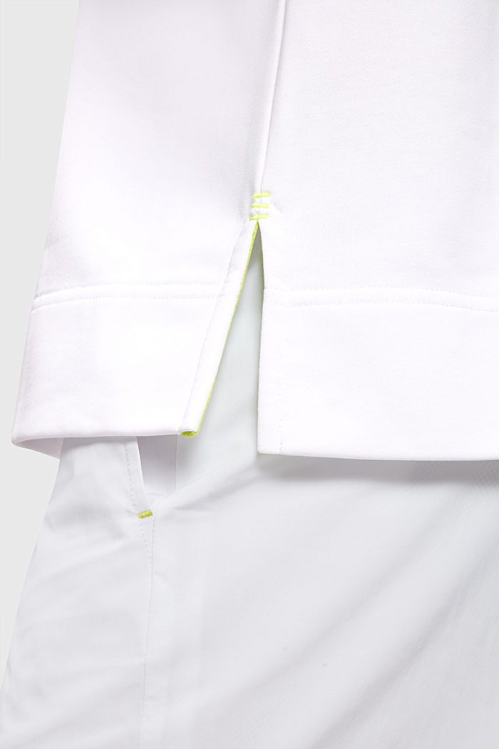 릴랙스 핏 네온 프린트 스웨트 셔츠, WHITE, detail-asia image number 3