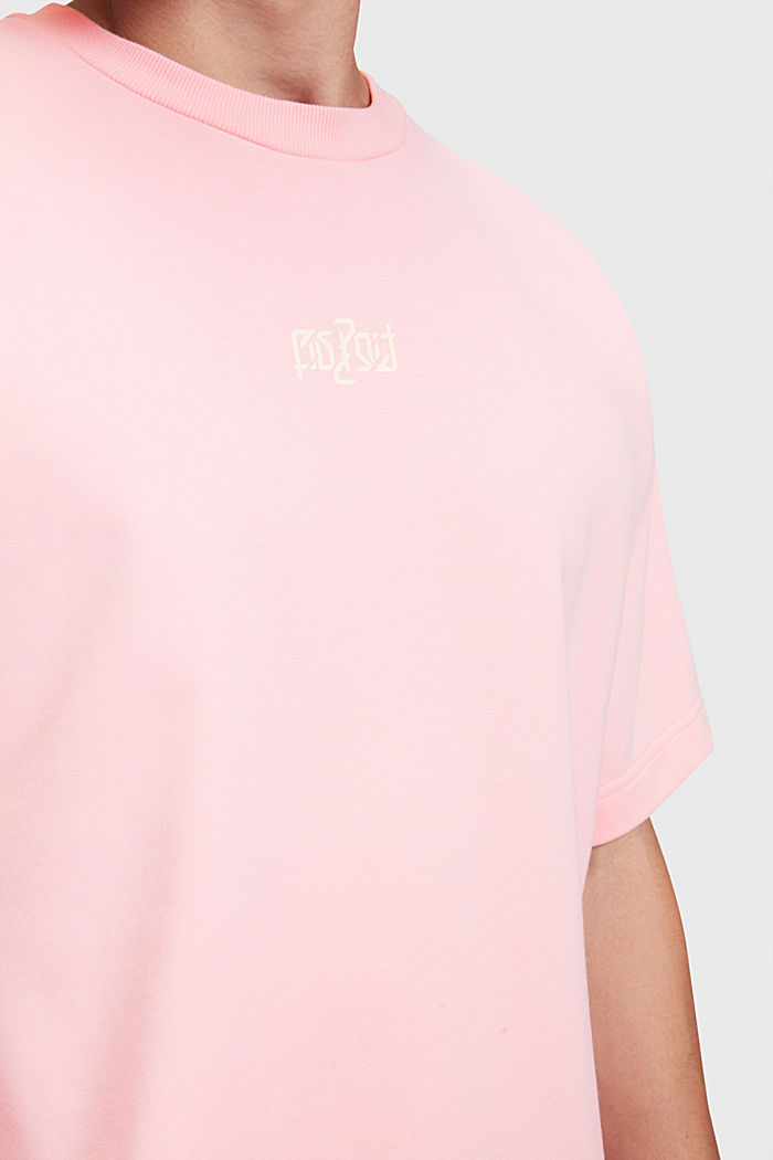 릴랙스 핏 네온 프린트 스웨트 셔츠, LIGHT PINK, detail-asia image number 2