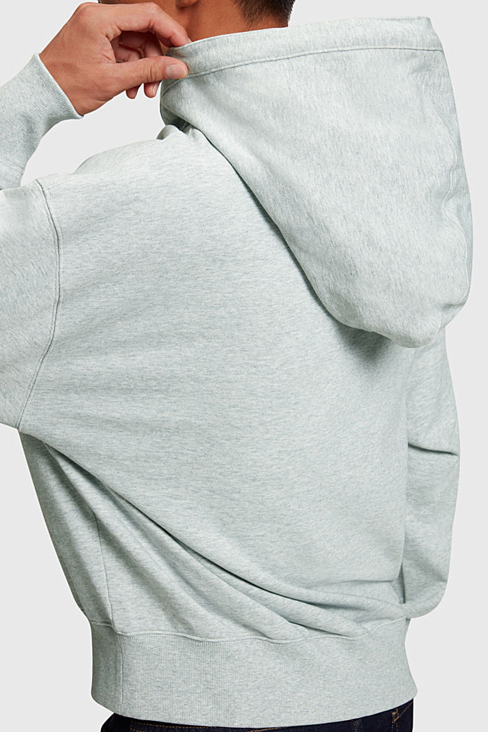 Graphic Reunion Chest Logo Hoodie, LIGHT GREY, detail-asia image number 3