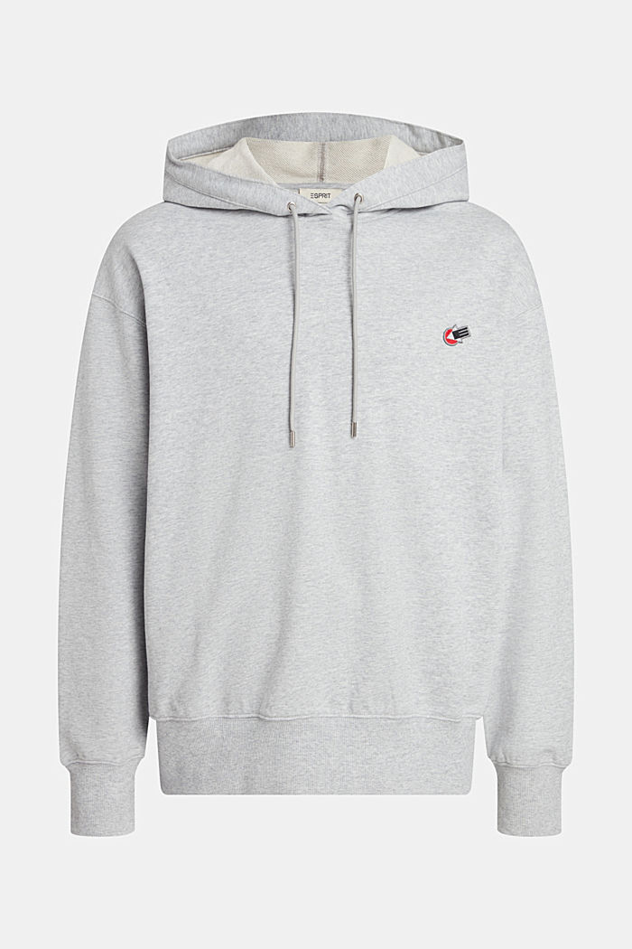 Graphic Reunion Chest Logo Hoodie, LIGHT GREY, detail-asia image number 4