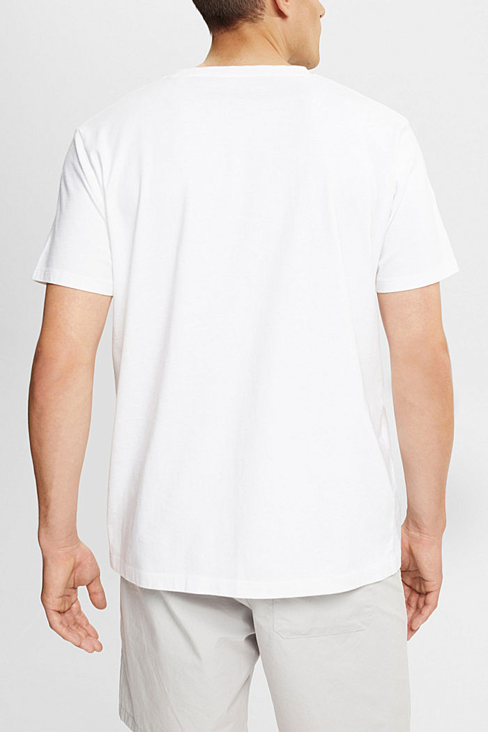 Jersey T-shirt with a front print, WHITE, detail-asia image number 1