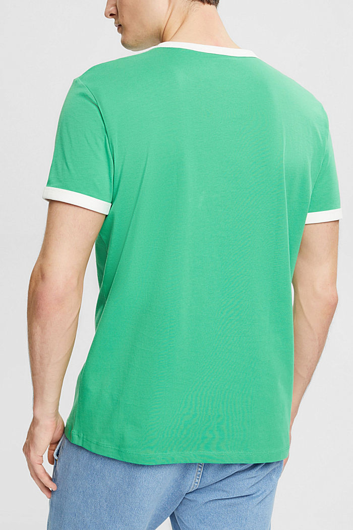 針織 T 恤, 綠色, detail-asia image number 1