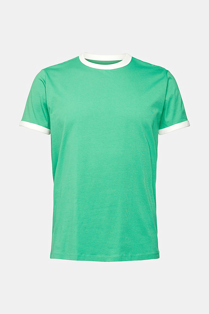 針織 T 恤, GREEN, detail-asia image number 5