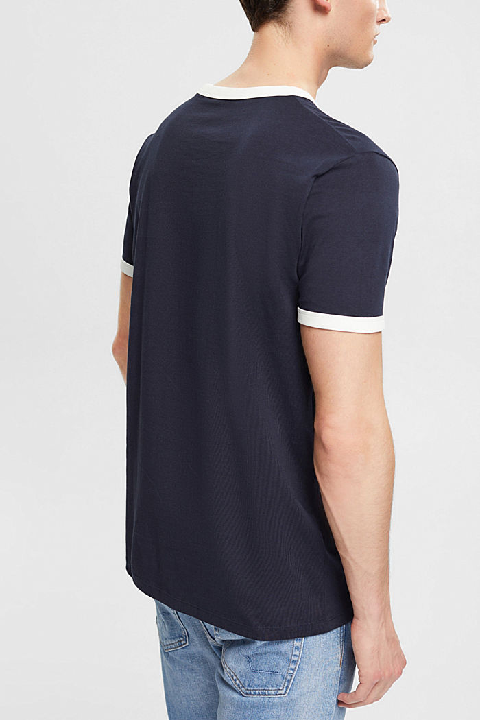 針織 T 恤, 海軍藍, detail-asia image number 1