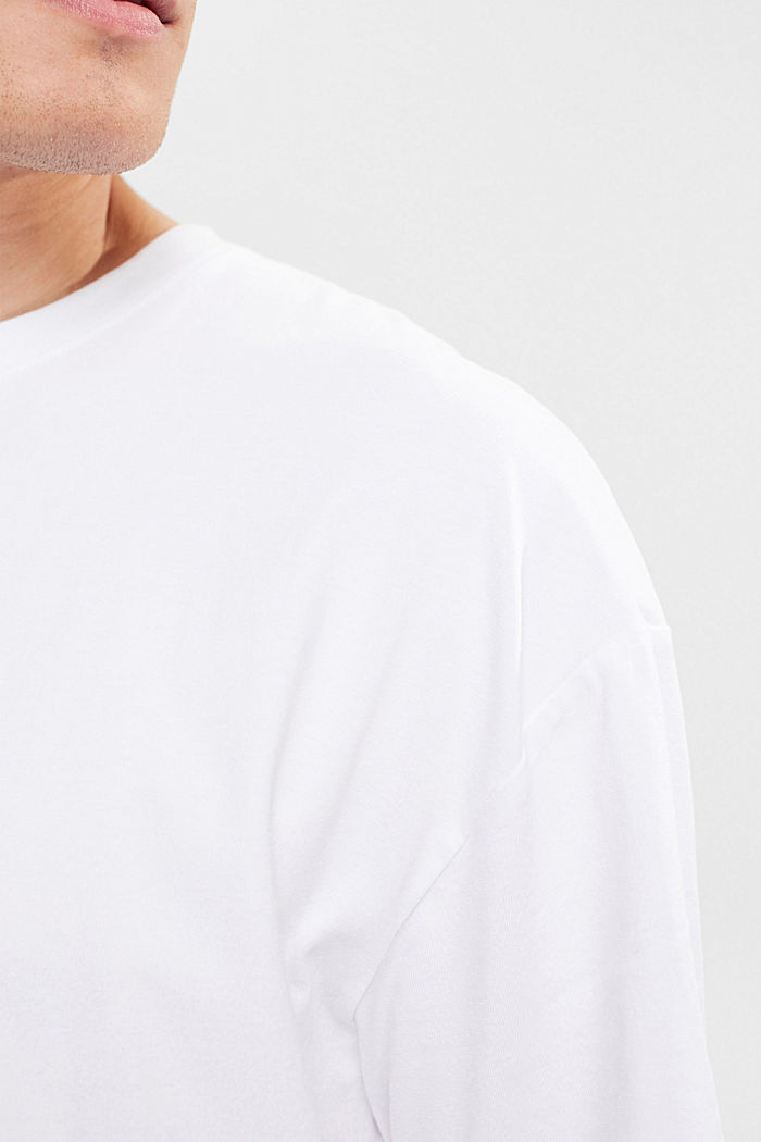 寬鬆針織 T 恤, WHITE, detail-asia image number 4