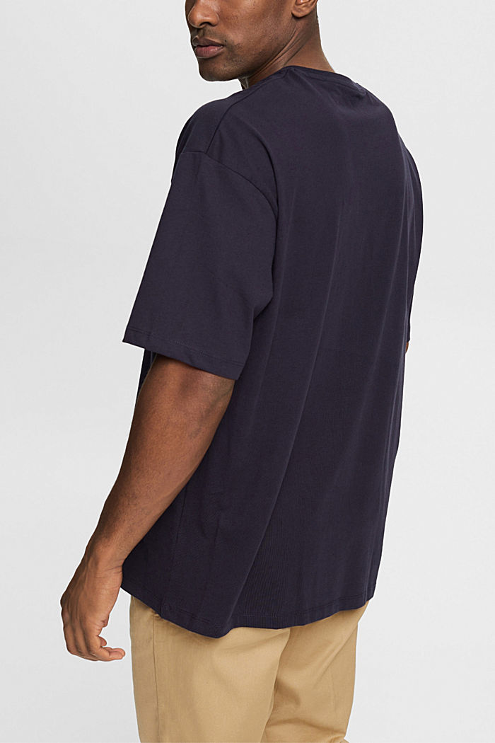 寬鬆針織 T 恤, 海軍藍, detail-asia image number 3