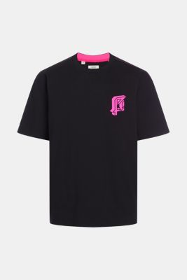 Relaxed Fit Neon Print Tee