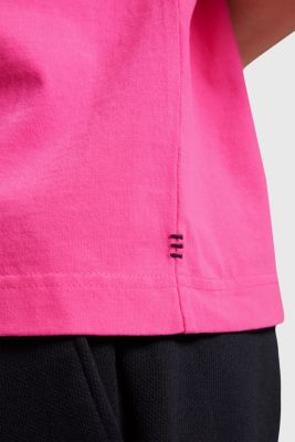 릴랙스 핏 네온 프린트 티, NEW PINK, detail-asia image number 3