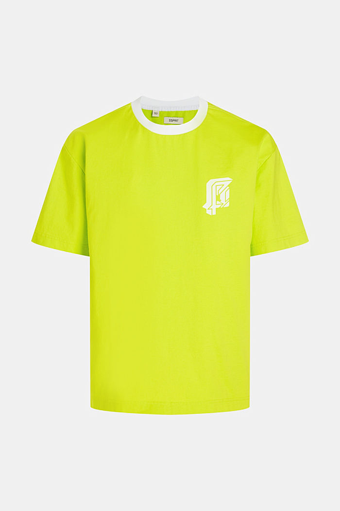 Relaxed Fit Neon Print Tee