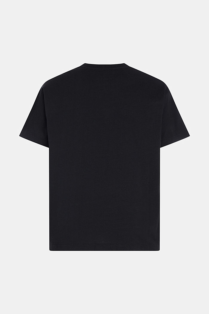 AMBIGRAM 큐브 프린트 티셔츠, BLACK, detail-asia image number 1