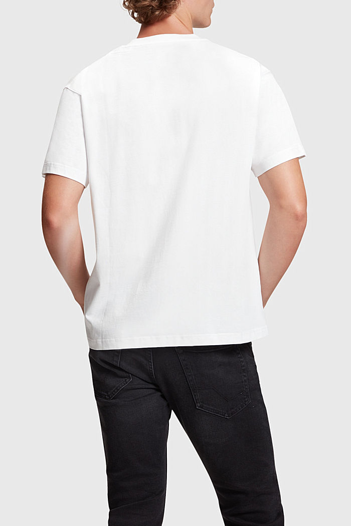 AMBIGRAM 큐브 프린트 티셔츠, WHITE, detail-asia image number 3