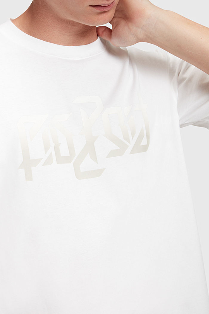 AMBIGRAM 큐브 프린트 티셔츠, WHITE, detail-asia image number 2