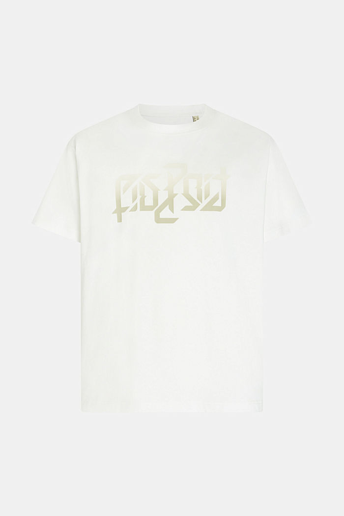 AMBIGRAM 큐브 프린트 티셔츠, WHITE, detail-asia image number 6