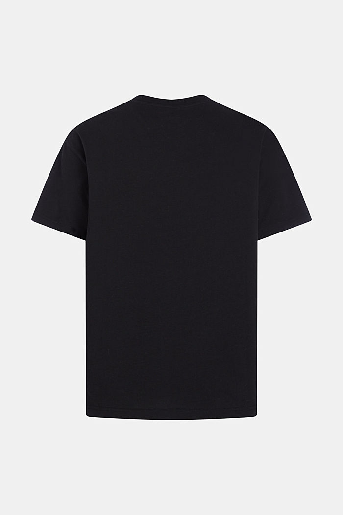 AMBIGRAM 로고 자수 티셔츠, BLACK, detail-asia image number 5