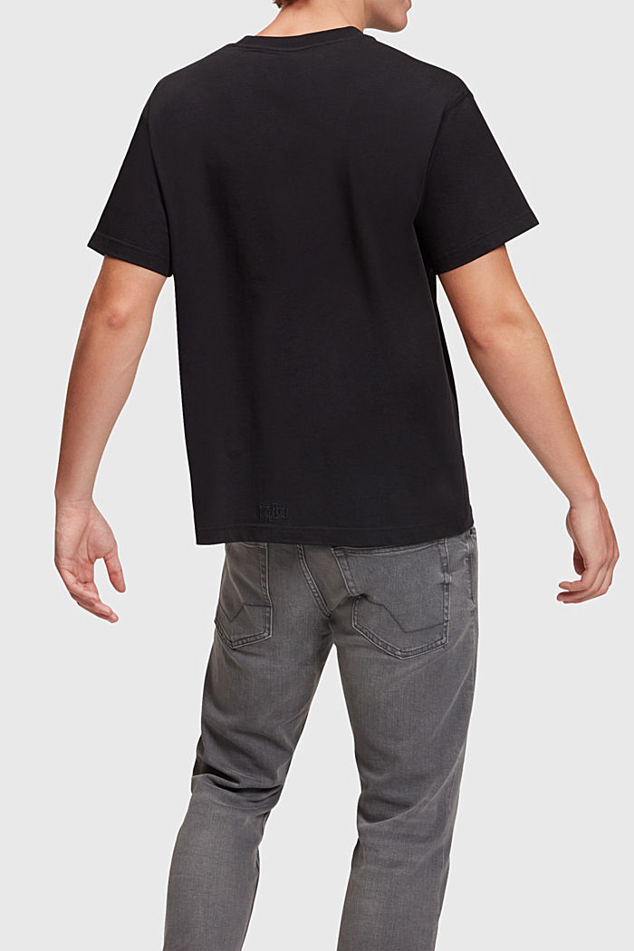 AMBIGRAM 프린트 티셔츠, BLACK, detail-asia image number 3