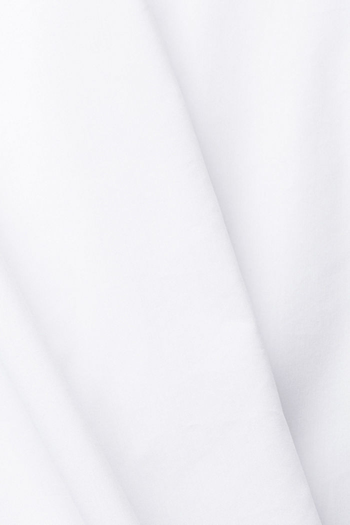 縮褶袖女裝恤衫, WHITE, detail-asia image number 4