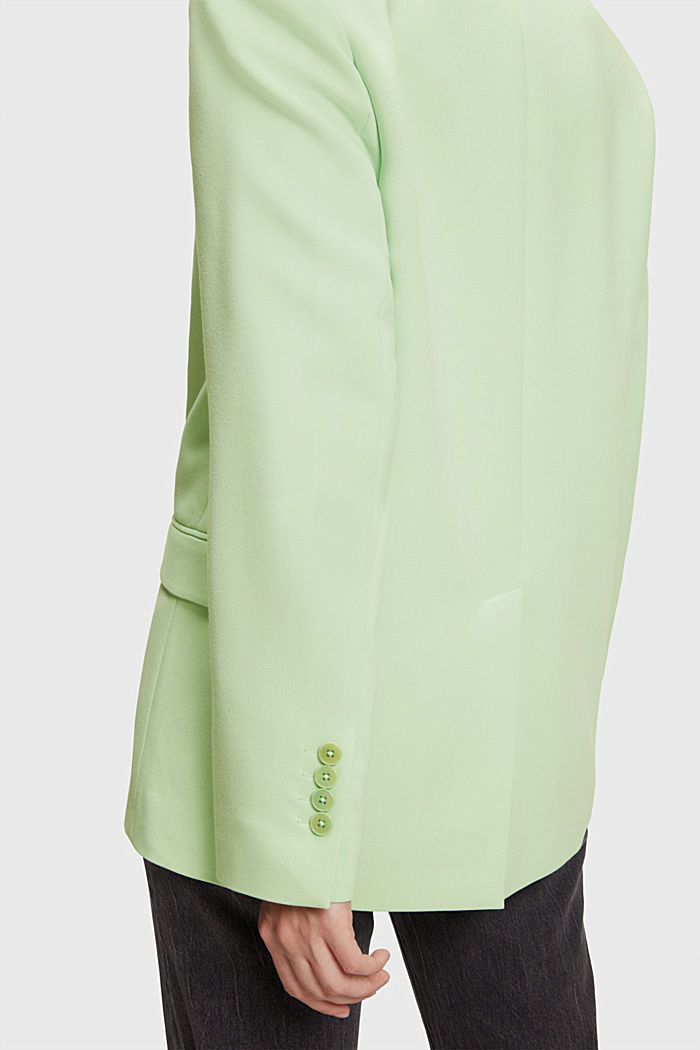 Oversized double-breasted blazer, PASTEL GREEN, detail image number 3