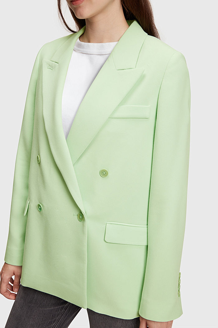 Oversized double-breasted blazer, PASTEL GREEN, detail-asia image number 2
