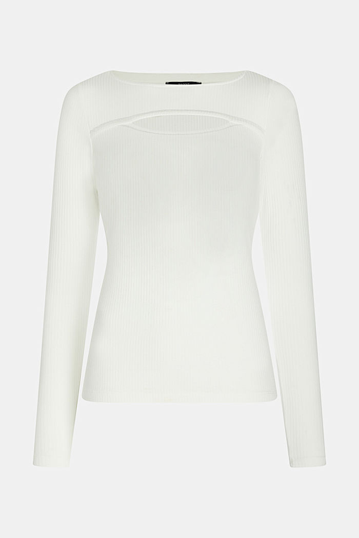 Cut-out top, OFF WHITE, detail-asia image number 4