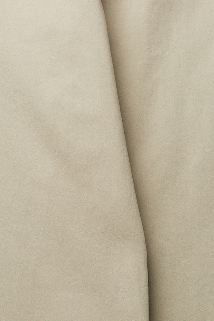 Containing TENCEL™: chinos, BEIGE, detail-asia image number 6