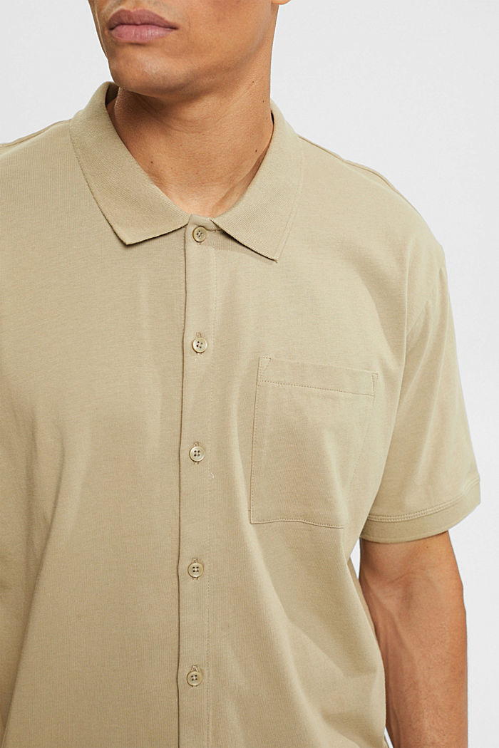 Relaxed fit shirt, PALE KHAKI, detail-asia image number 4