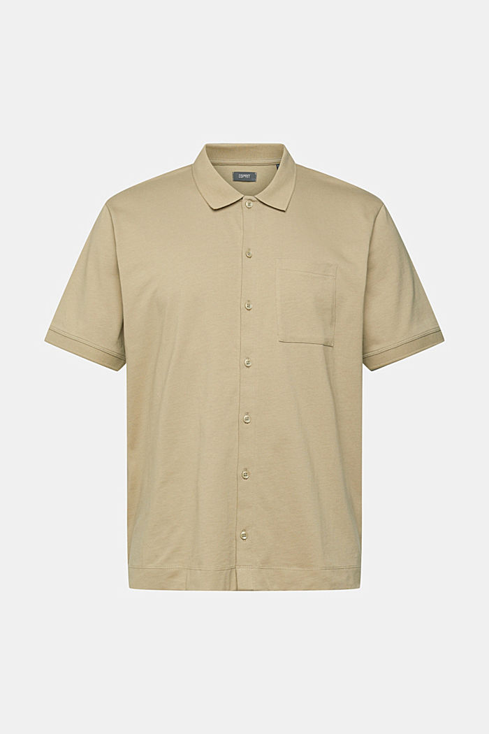 Relaxed fit shirt, PALE KHAKI, detail-asia image number 6
