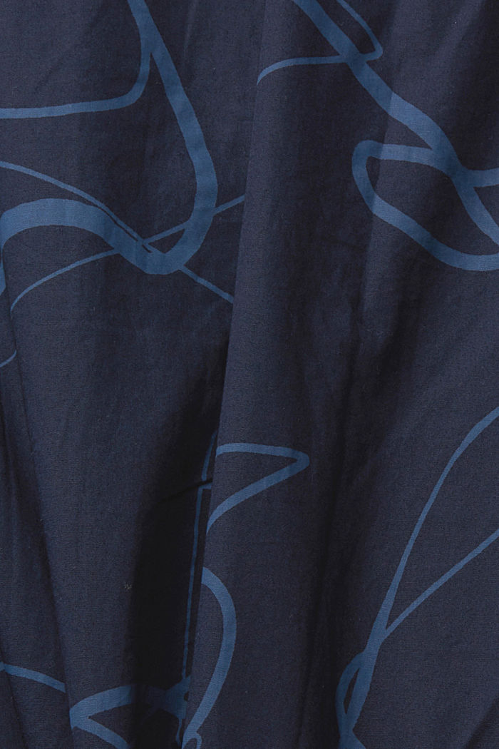 Shirt with a pattern, NAVY, detail-asia image number 4