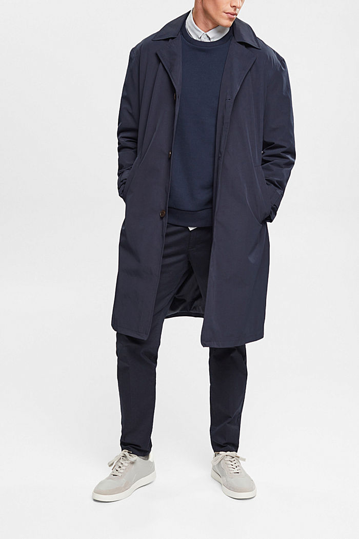 Coats woven, NAVY, detail-asia image number 1