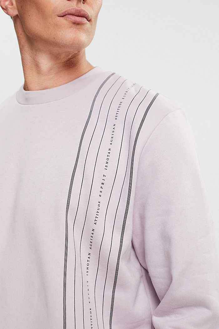 Sweatshirt with a zip pocket, LAVENDER, detail-asia image number 2