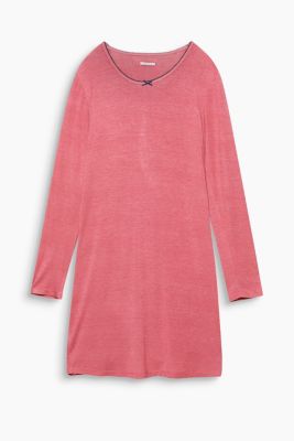 Esprit Flowing jersey nightshirt with polka dots at our Online Shop