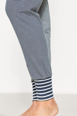Esprit Striped 100 cotton jersey pyjama bottoms at our Online Shop