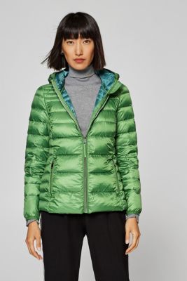 Esprit Ultra lightweight down jacket with a hood at our Online Shop