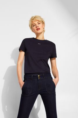 Esprit LogoShirt mit Organic Cotton, 100 Baumwolle im Online Shop