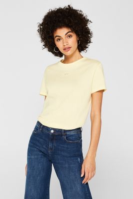 Esprit Logo Tshirt with organic cotton, 100 cotton at our Online Shop