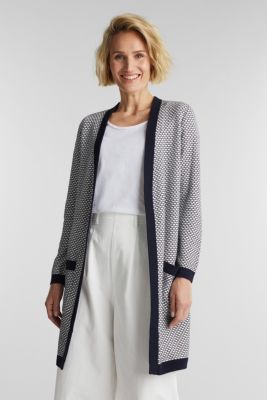 Esprit Lang vest met organic cotton kopen in de online shop