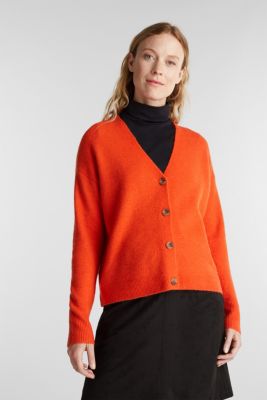 Esprit Cardigan made of soft blended wool at our Online Shop