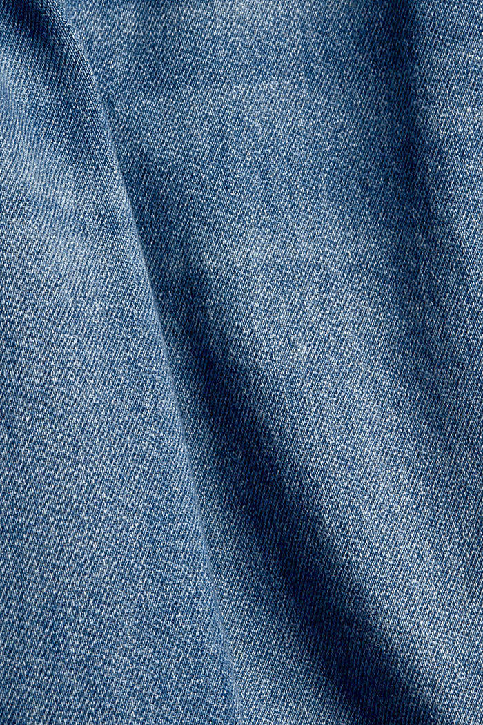 Jean de coupe tendance, à taille élastique, BLUE MEDIUM WASHED, detail image number 4