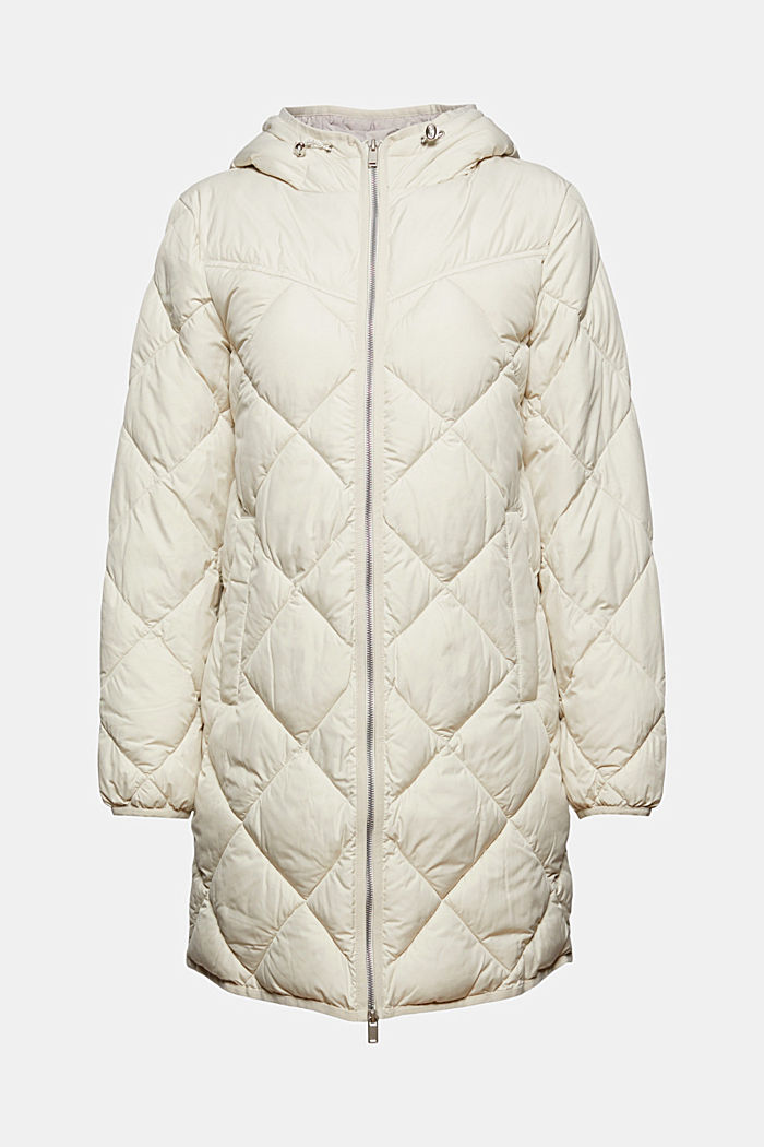Recycled: quilted coat with 3M™ Thinsulate™, OFF WHITE, detail image number 6